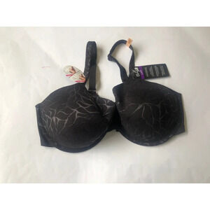 Bali Lift black floral lace Bra 36DD
